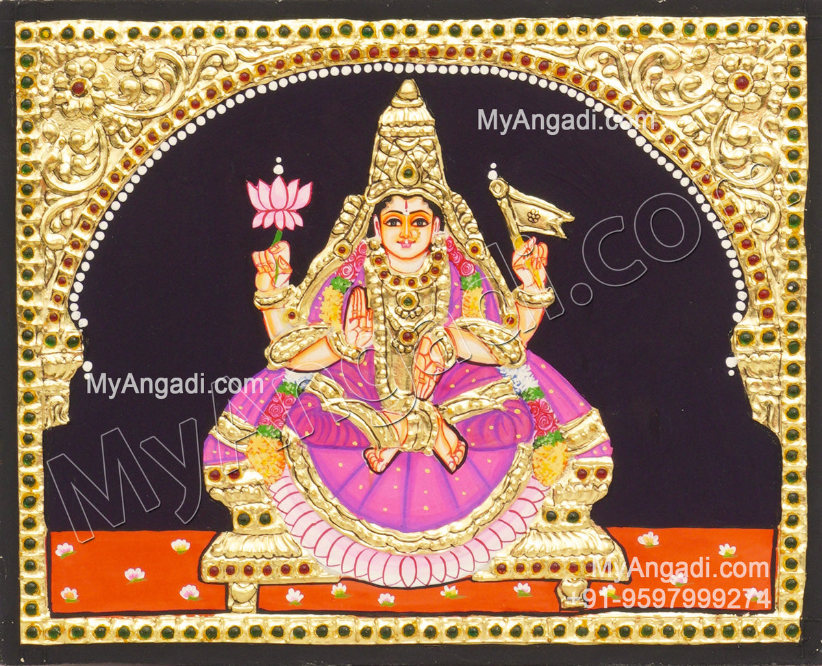 Adhi Lakshmi Tanjore Painting