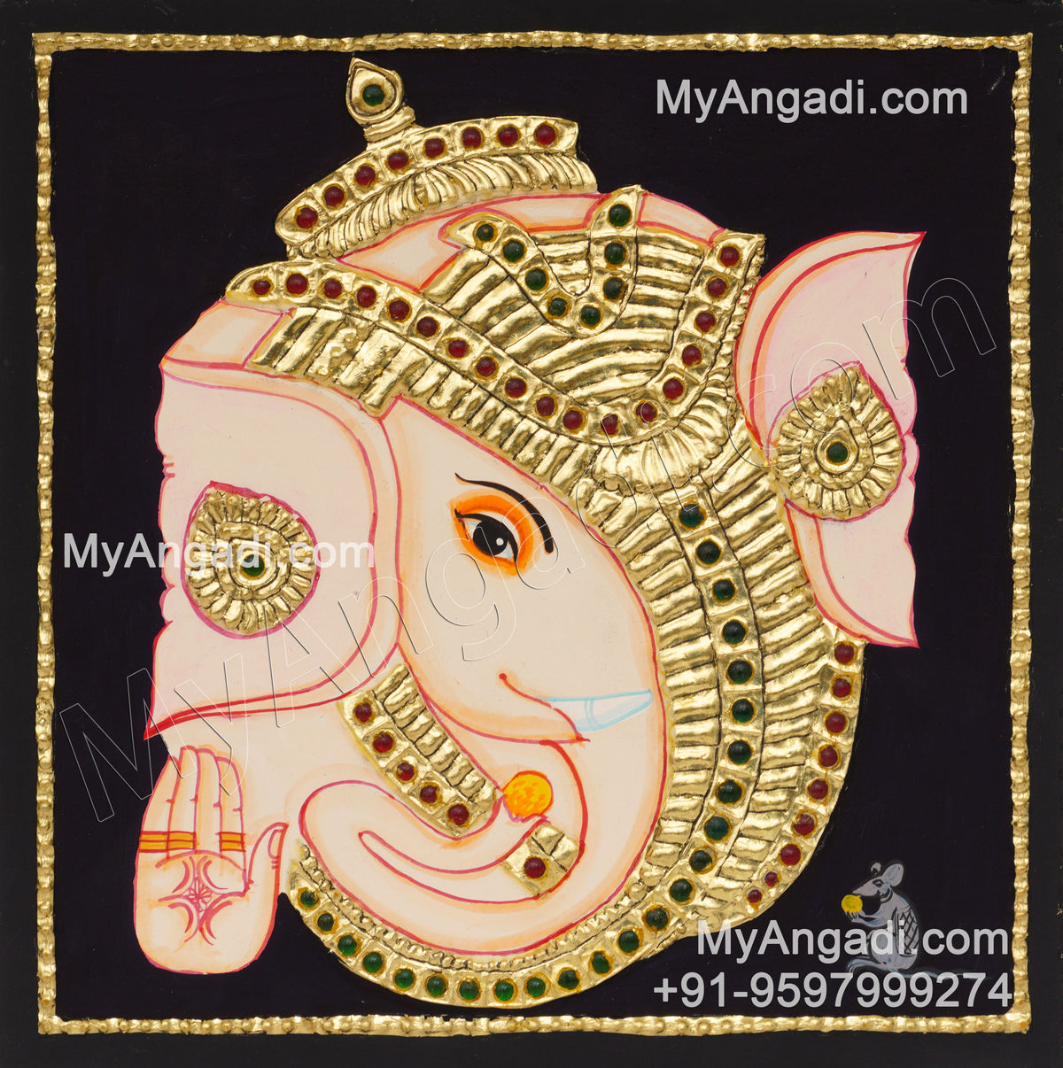 Ganesha Tajore Paintings