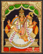 Saraswathi3D Tanjore Painting