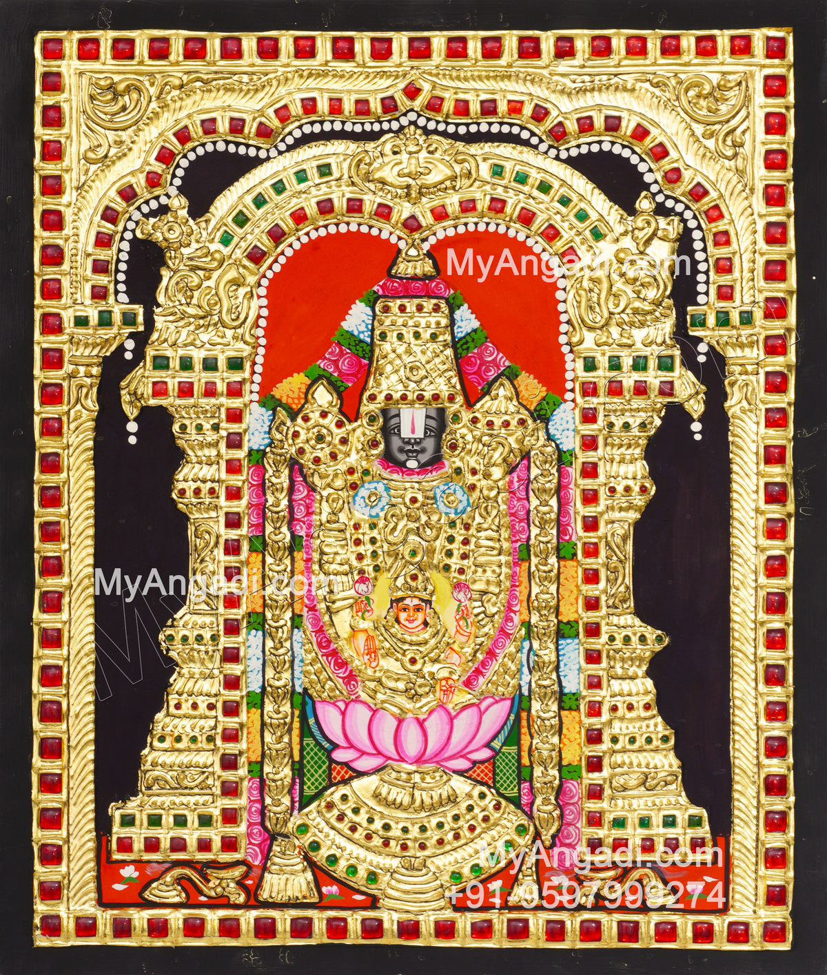 Balaji Lakshmi Tanjore Paintings