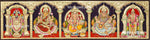 5 PanelTanjore Painting