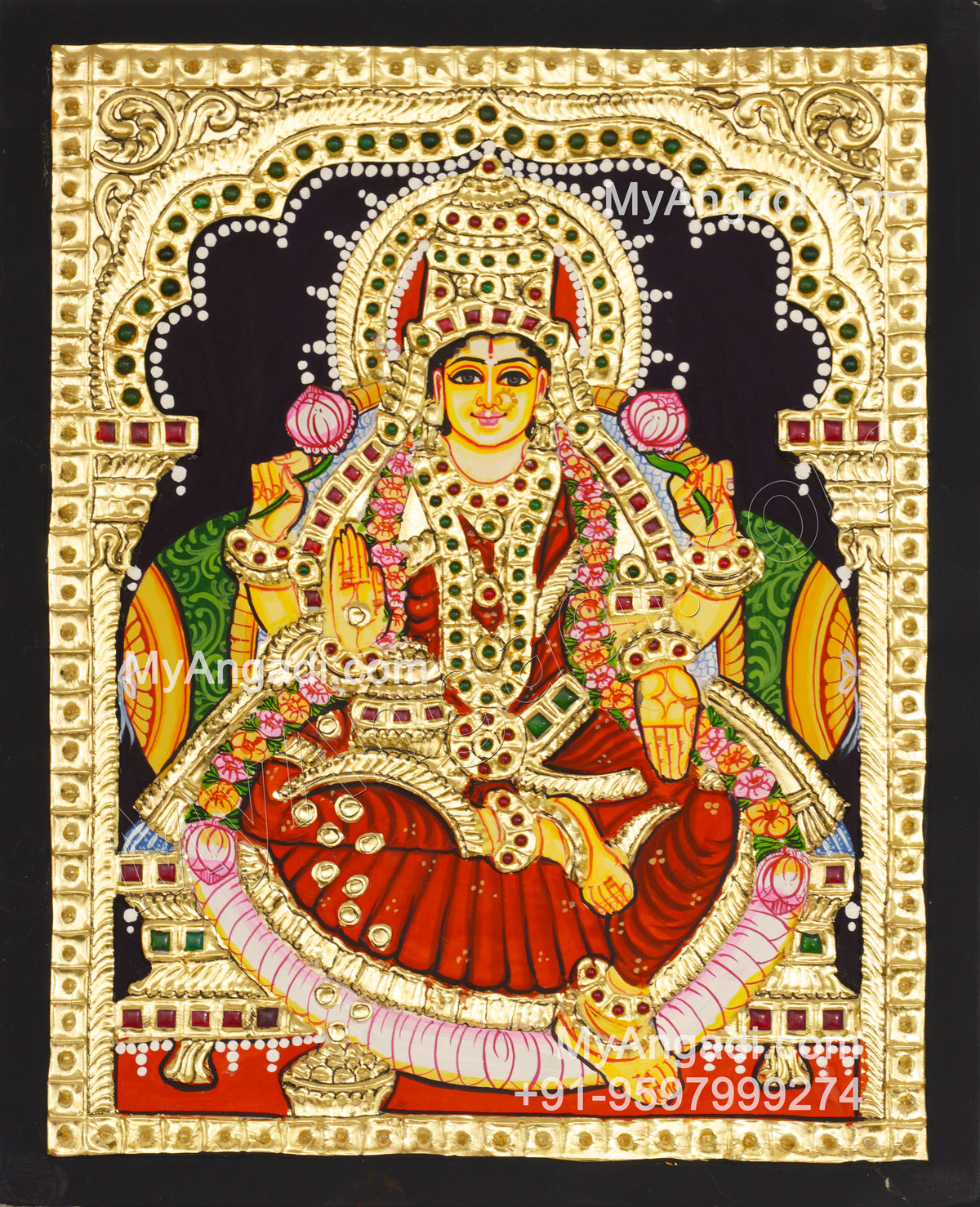 Lakshmi Devi Tanjore Paintings