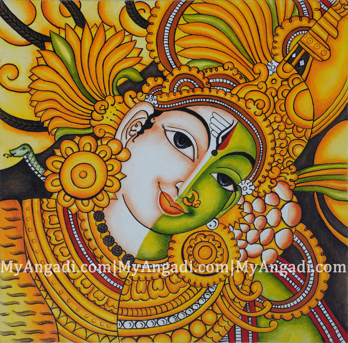 Arthanareeshwarar Mural Painting