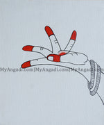 Avahita Mudra Bharathanatyam Series in Canvas Painting