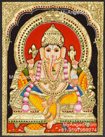 Ganapathi Tanjore Painting