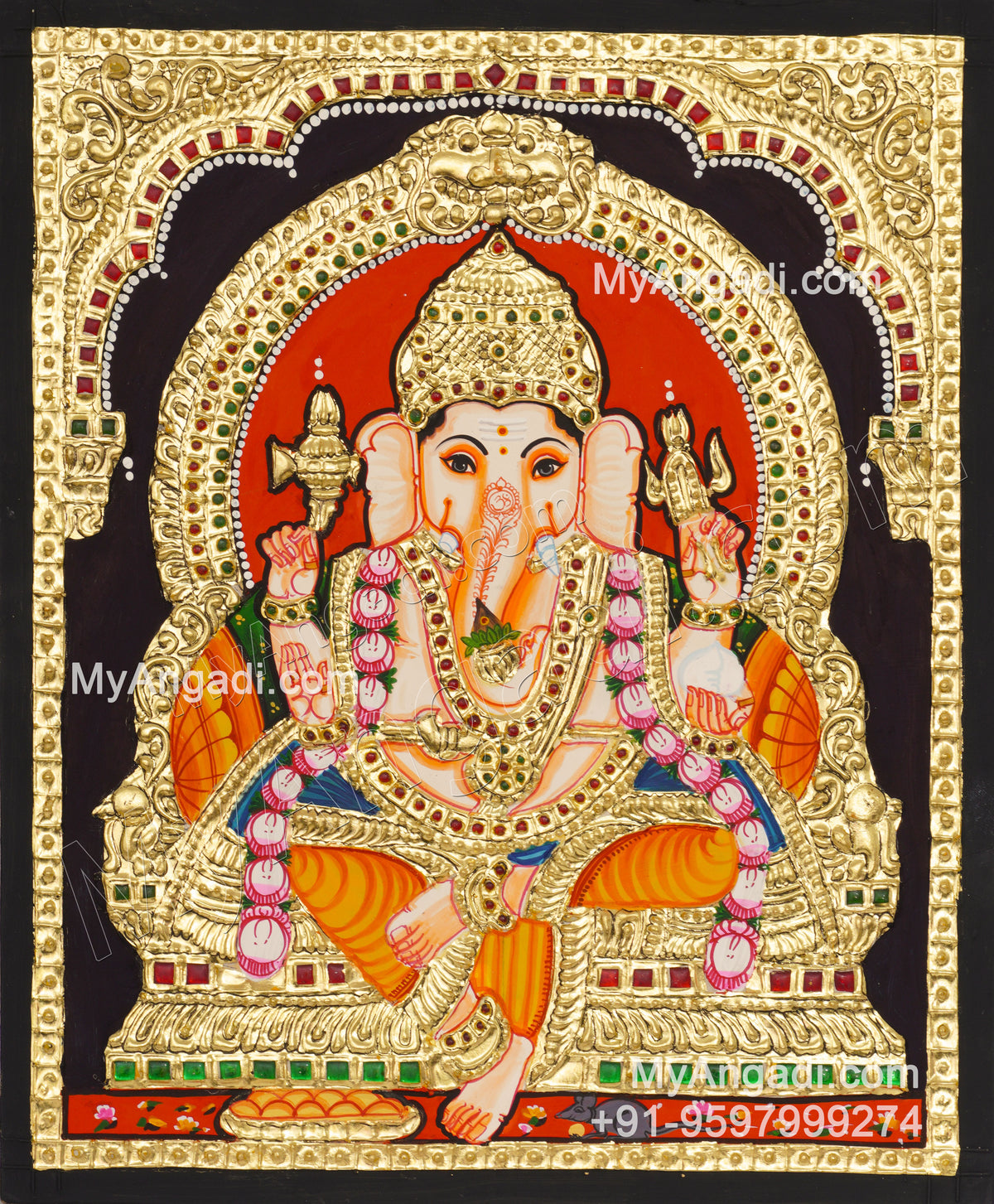 Ganesha Tanjore Paintings