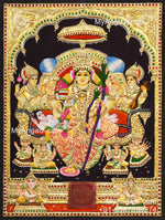 Raja Rajeshwari Tanjore Painting