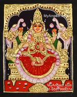 Gajalakshmi Tanjore Painting