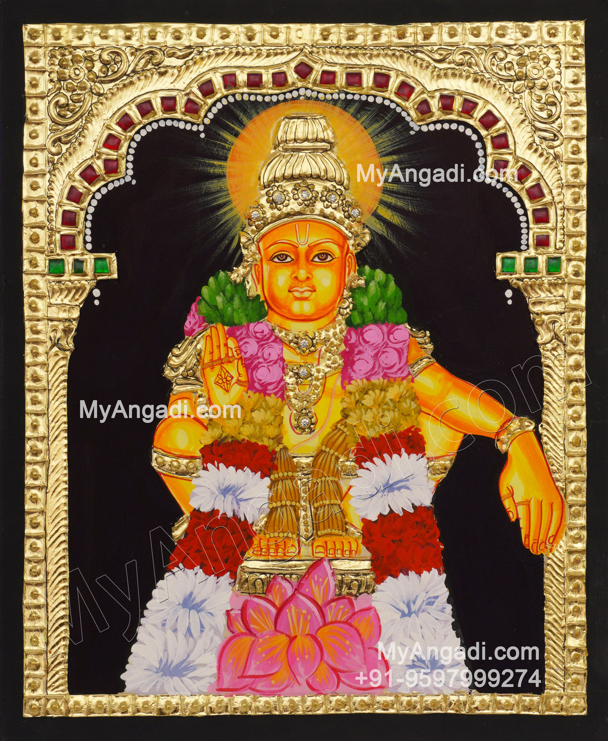 Aiyappan Tanjore Paintings
