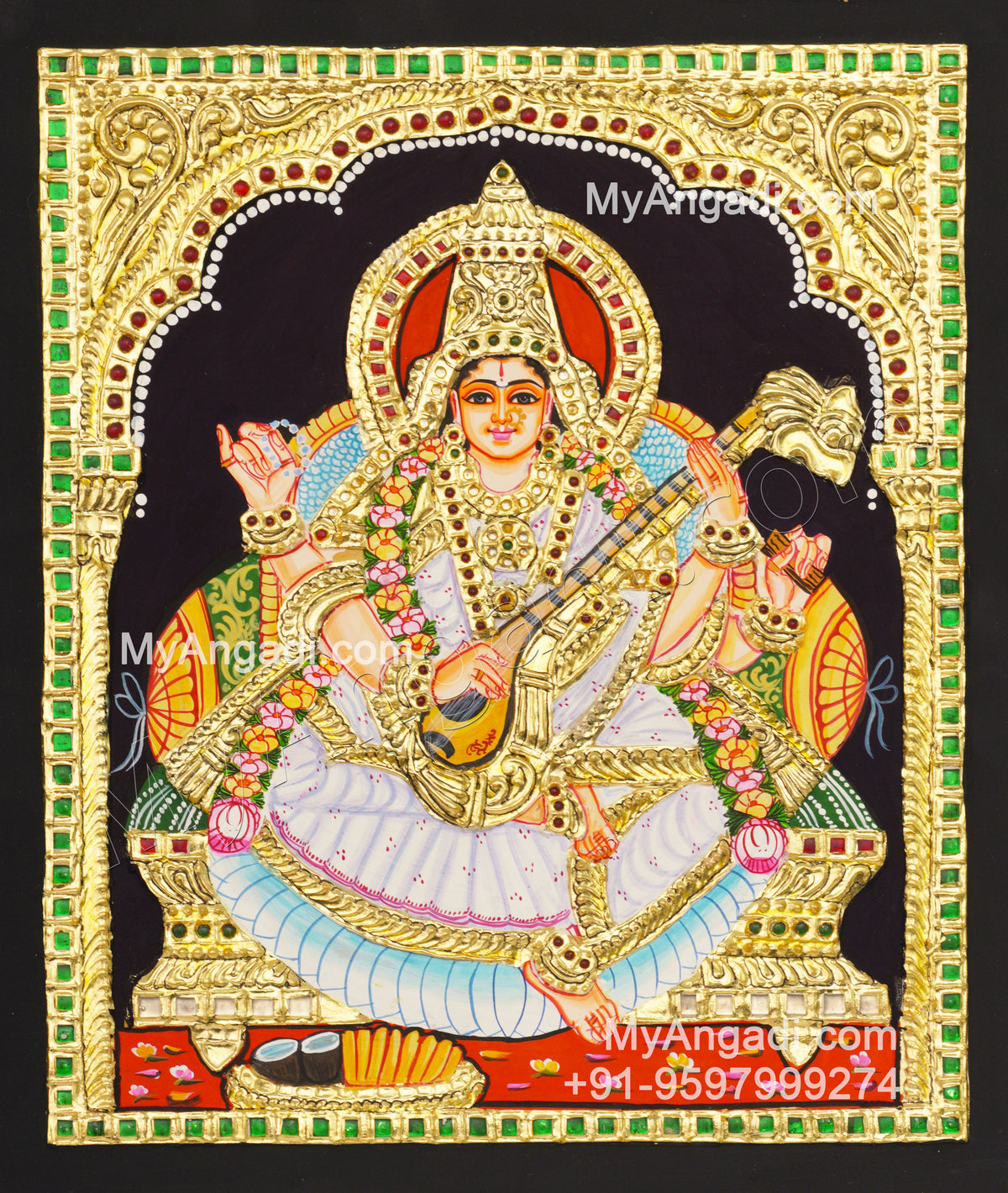 Saraswathi Tanjore Paintings