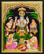 Sathyanarayana Tanjore Painting