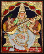 Saraswathi Tanjore Painting