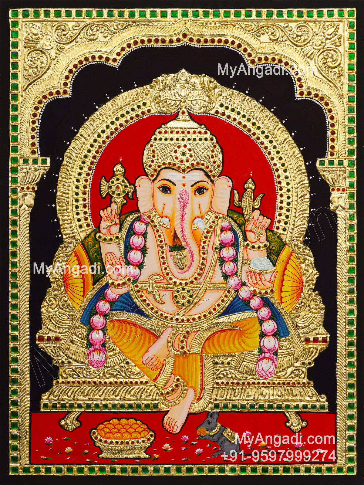 Pillayar Tanjore Paintings
