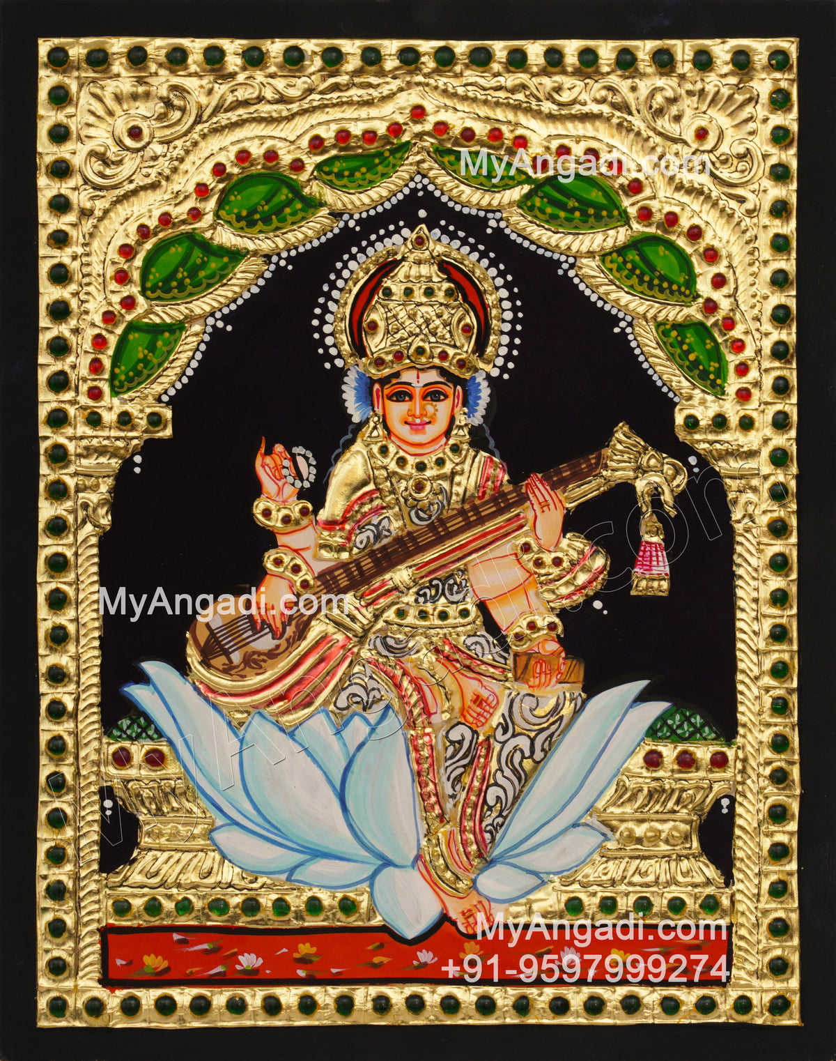 Saraswathi Tanjore Paintings