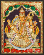 Saraswathi 3D Tanjore Painting