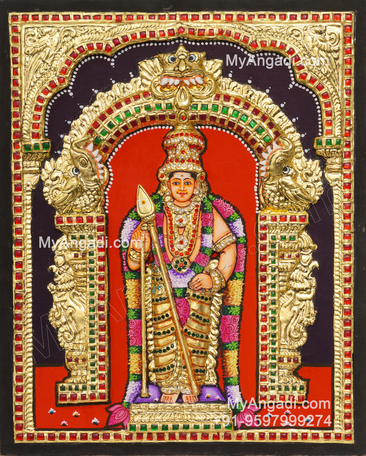 Murugan 3D Tanjore Paintings