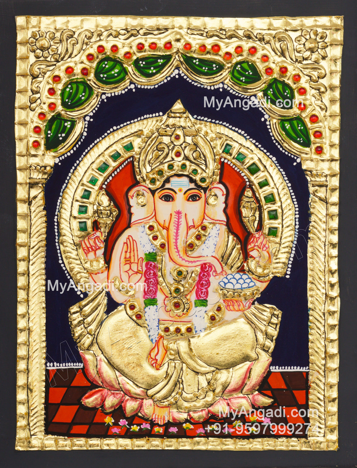 Ganesha Tanjore Paintings