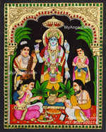 Satyanarayana Tanjore Painting