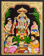 Sathyanarayana Tanjore Painting