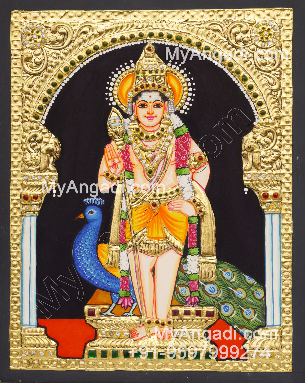 Murugan Tanjore Paintings