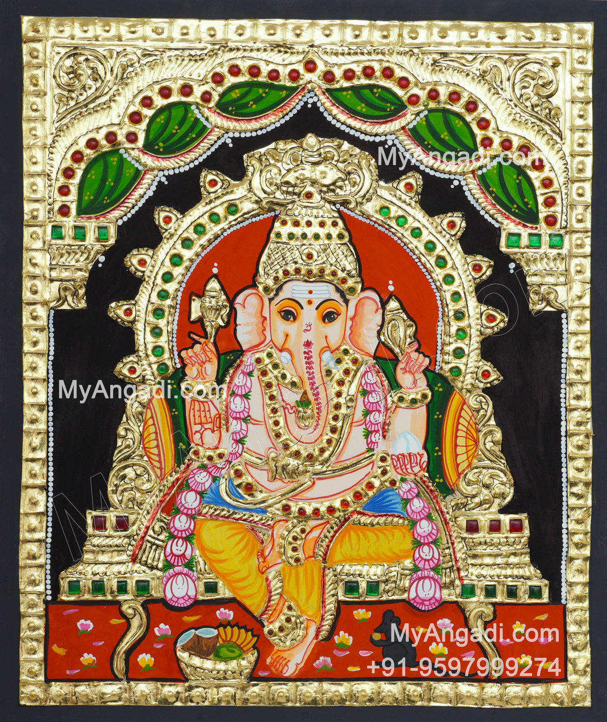 Ganesh Ji Tanjore Paintings