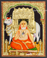 Ragavendra 3D Tanjore Painting, Saint Tanjore Painting
