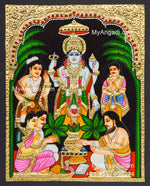 Sathya Narayana Swami Tanjore Painting