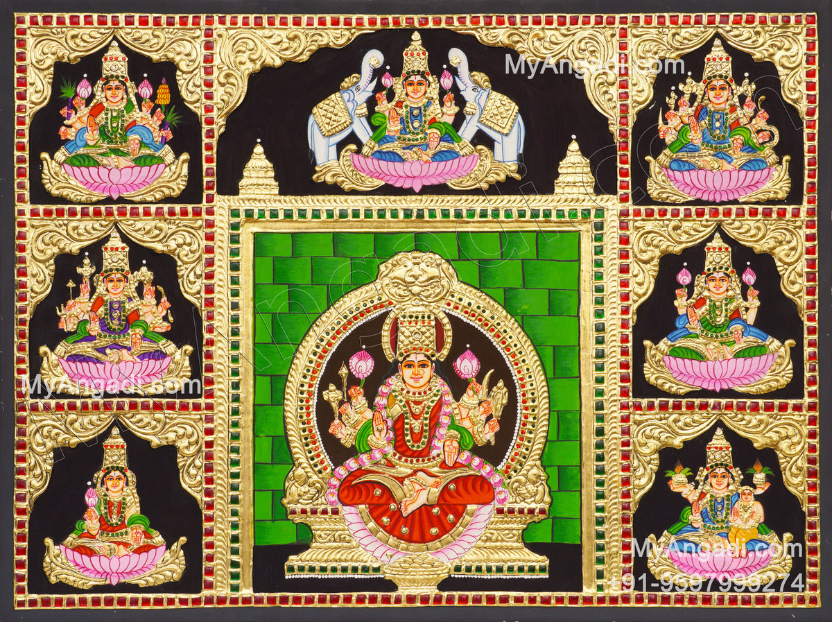 Ashtalakshmi Tanjore Paintings