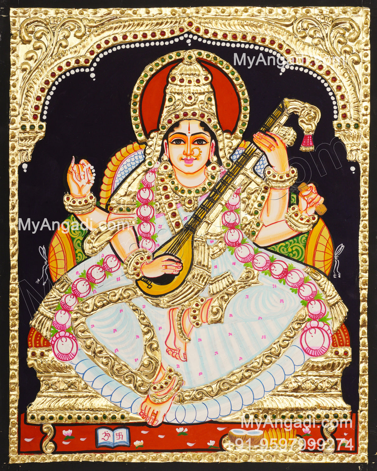 Saraswathi Tanjore Paintings