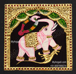 Elephant Tanjore Painting
