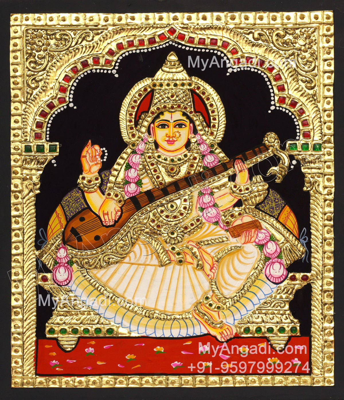 Saraswathi Tanjore Paintings