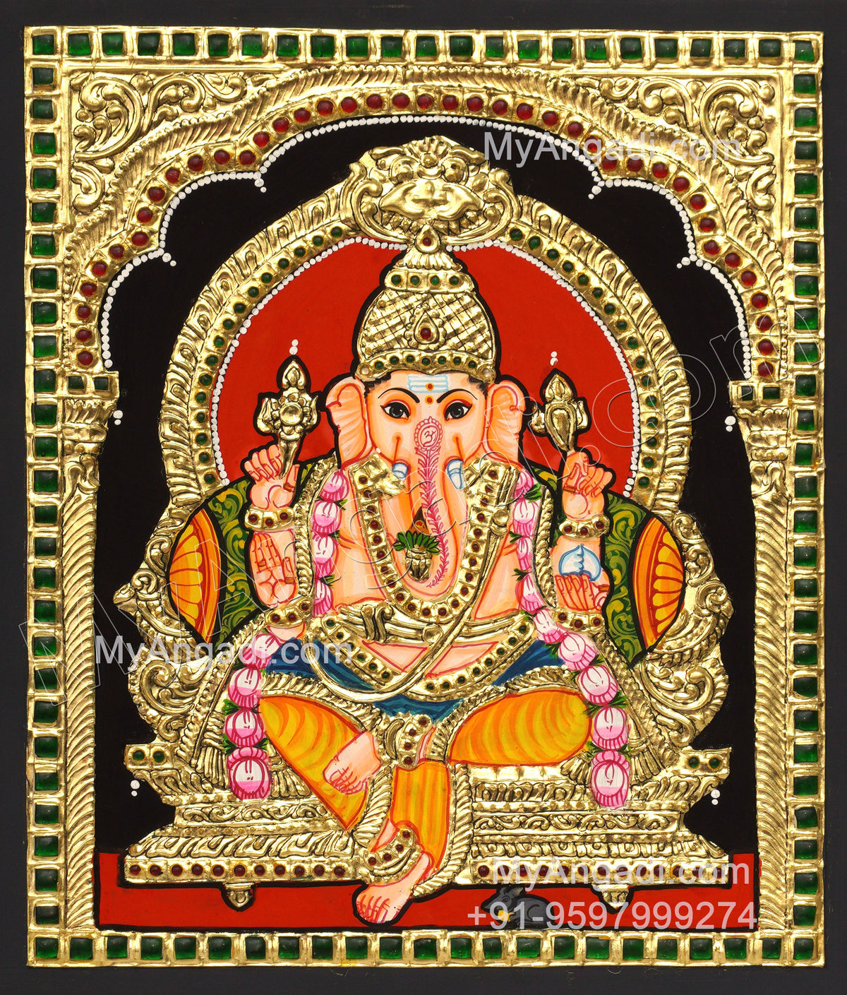 Ganesha Tajore Paintings