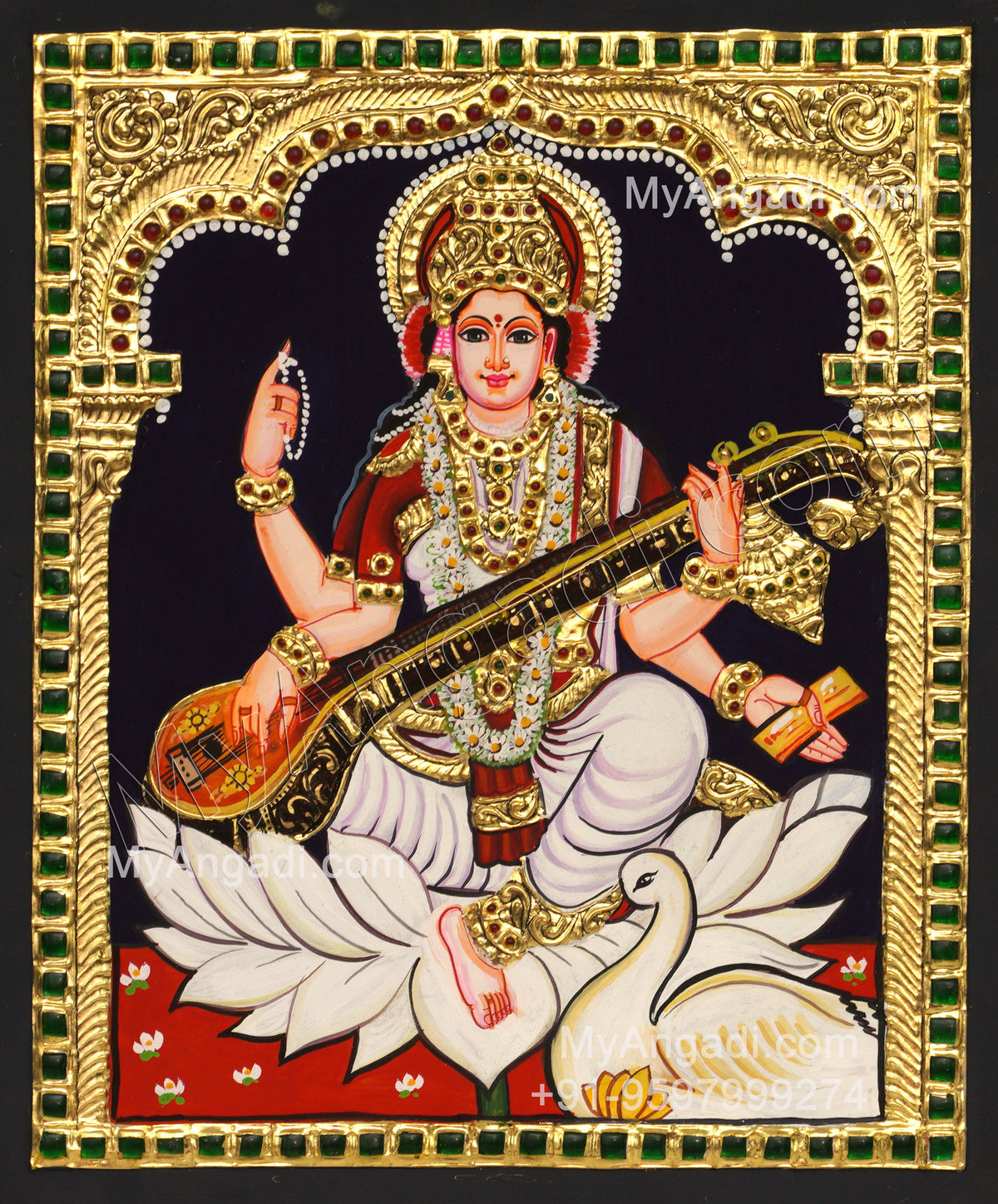 Saraswathi Tanjore Paintings
