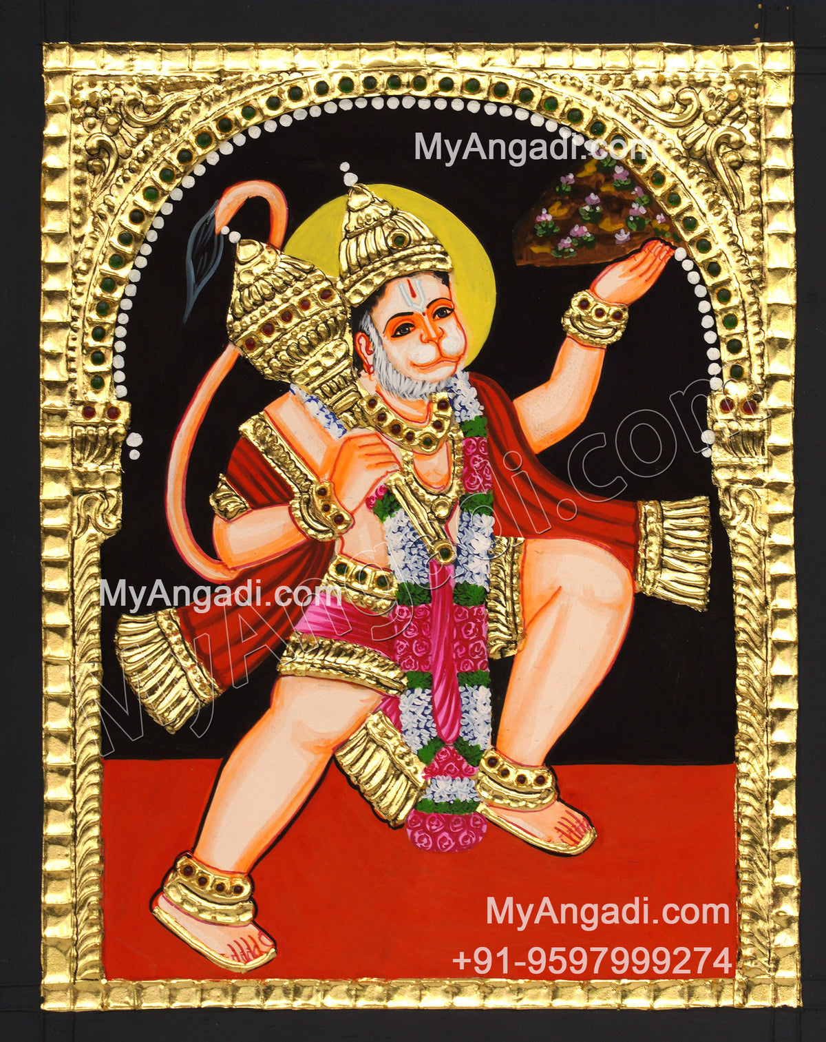 Hanuman Tanjore Paintings