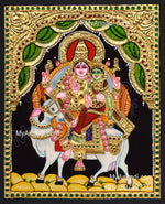 Pradhosam Sivan Parvathi Tanjore Painting