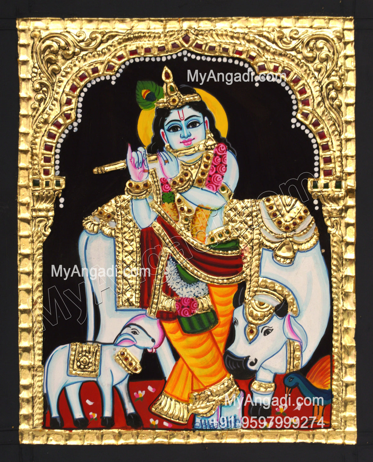 Krishnar Tanjore Painting
