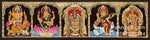 5 PanelTanjore Painting