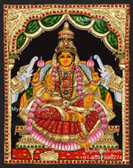 3D Gaja Lakshmi Tanjore Painting