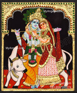 Radha Krishna Tanjore Paintings