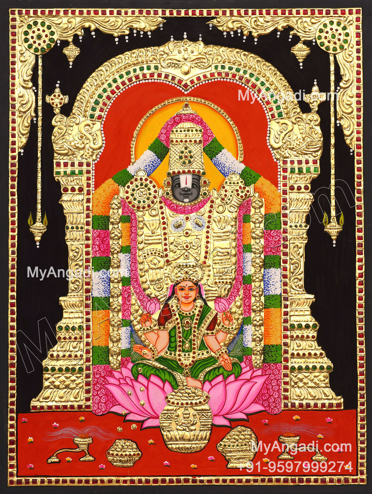 Balaji LakshmiTanjore Paintings