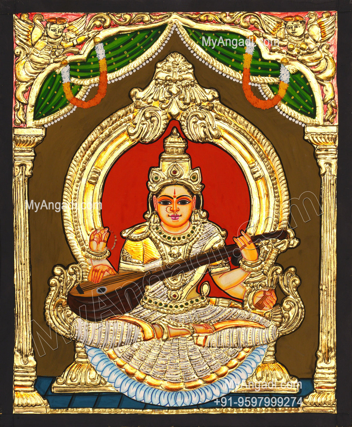 Saraswathi Tanjore Paintings