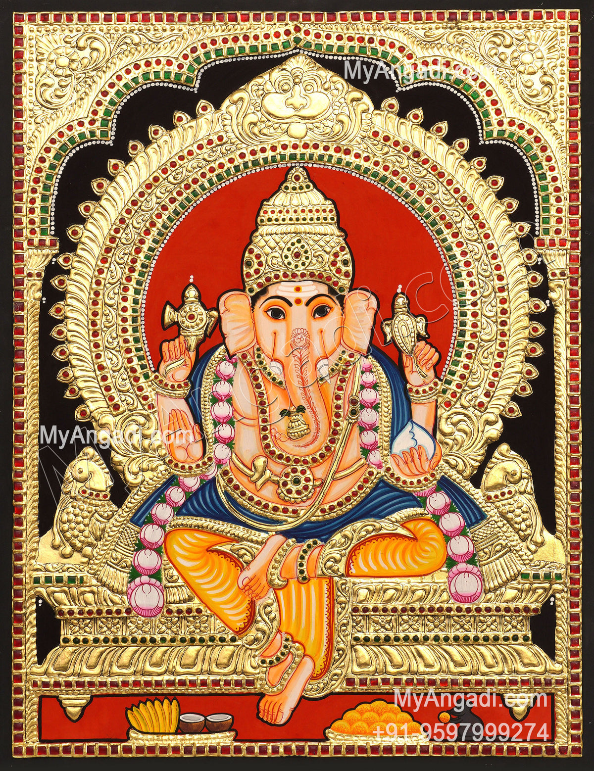 Ganapathi Tanjore Paintings