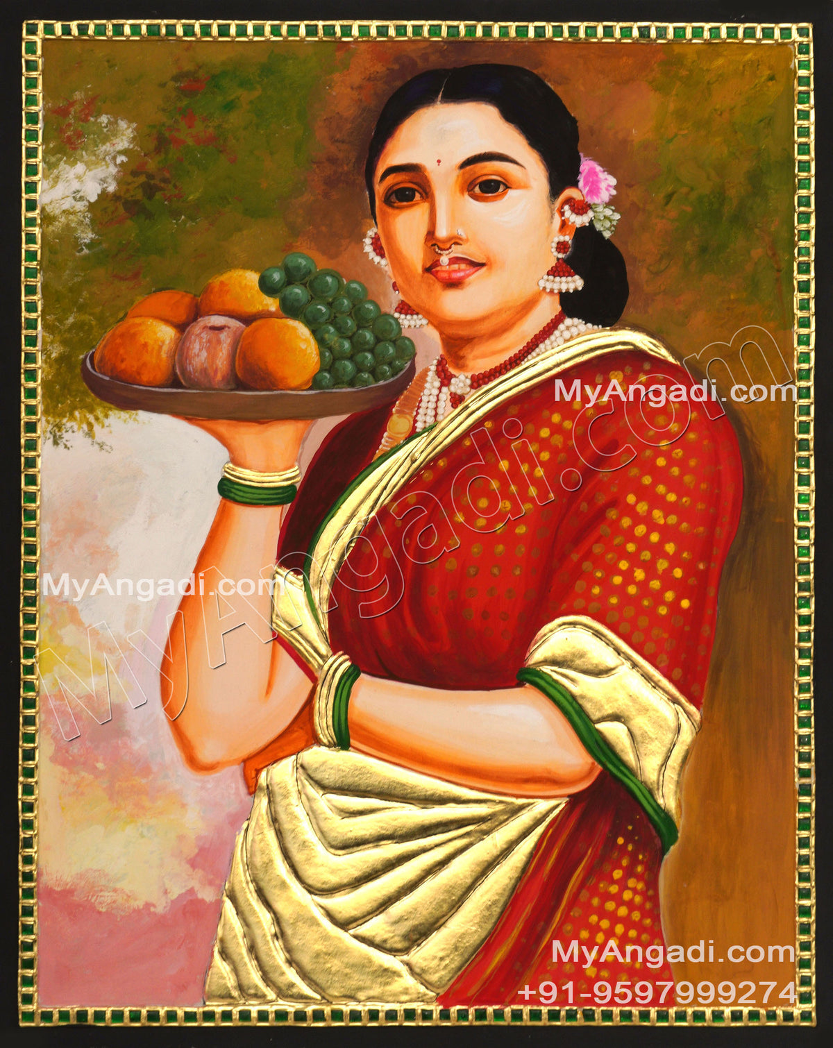 Ravi Varma Tanjore Painting