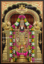 3d Balaji Lakshmi Tanjore Painting