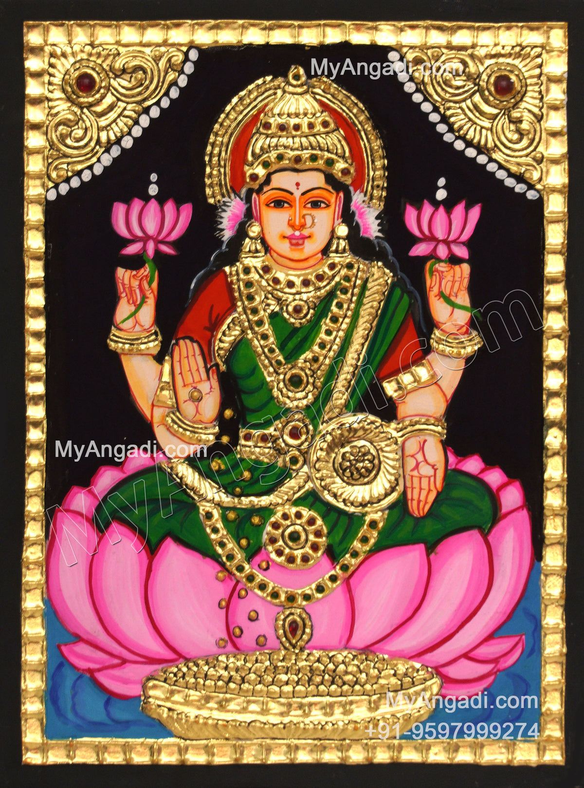 5 Set Tanjore Paintings