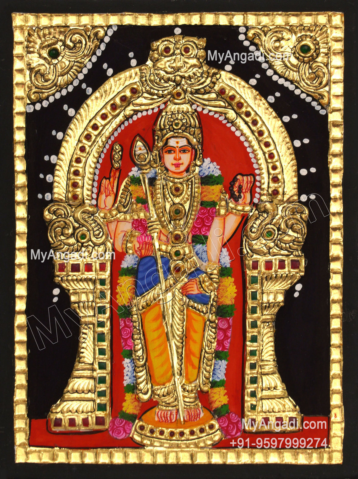 5 Set Tanjore Paintings