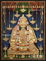 Karpaga Vinayagar Tanjore Painting