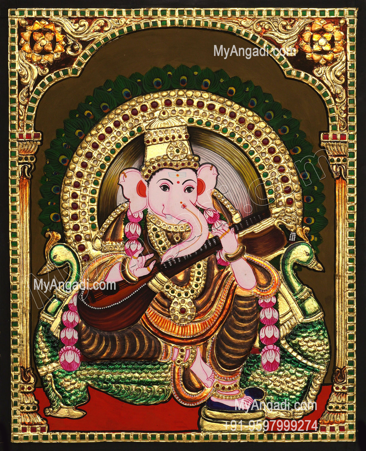 Ganesha Tajore Paintings