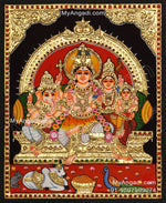 Shiva Family Tanjore Paintings