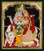 Radha Krishna Tanjore Paintings